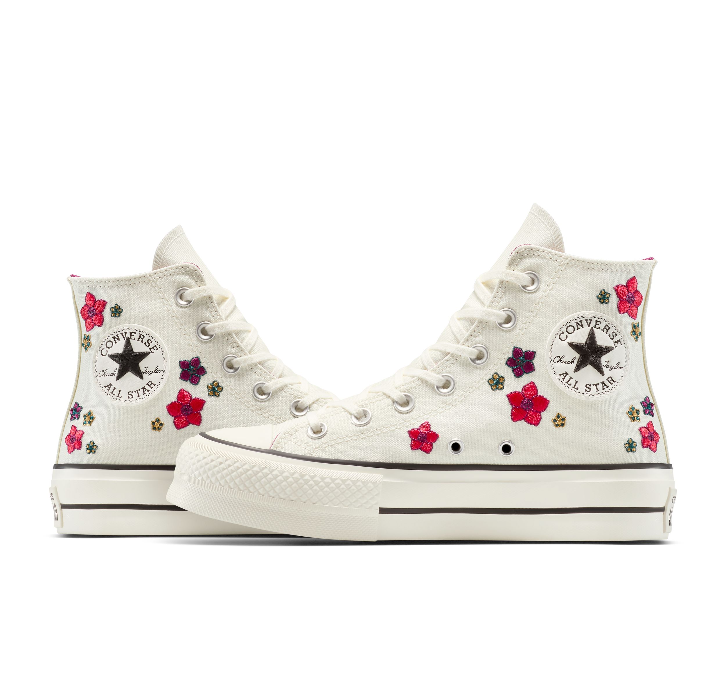 Converse Women's Chuck Taylor All Star Hi Lift Floral Platform Sneakers