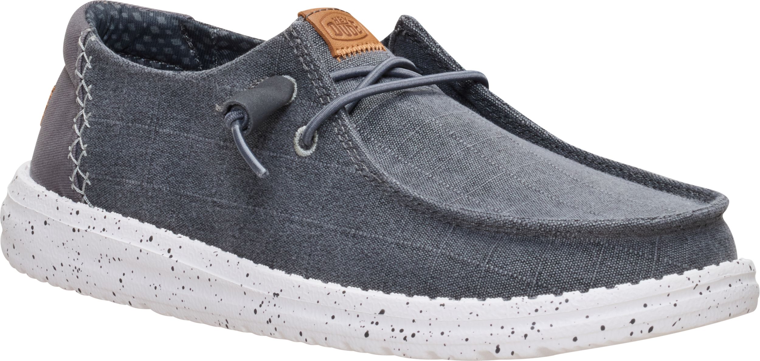 HEYDUDE Women's Wendy Chambray Grid Travel-Friendly Footwear