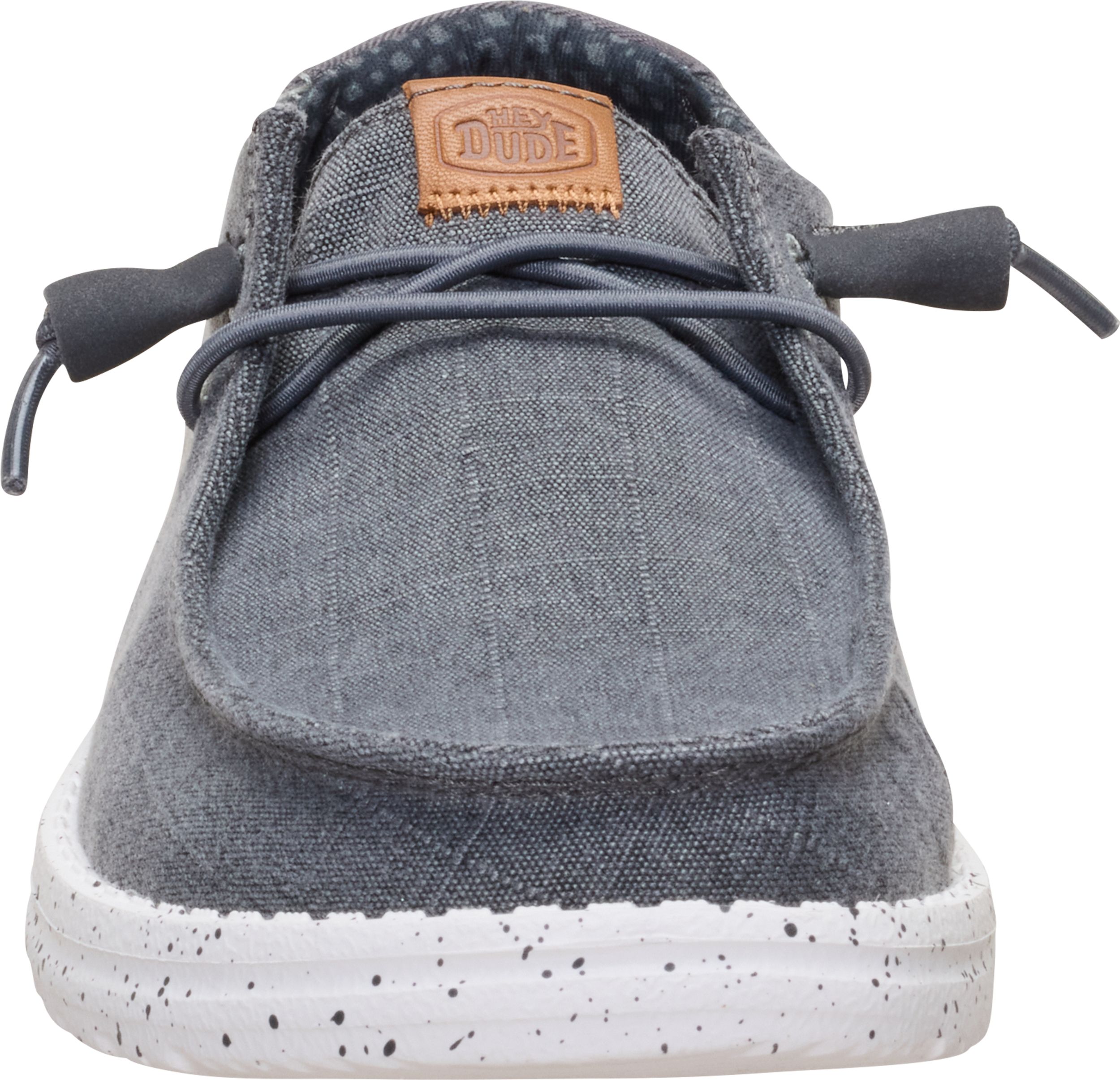 HEYDUDE Women's Wendy Chambray Grid Travel-Friendly Footwear