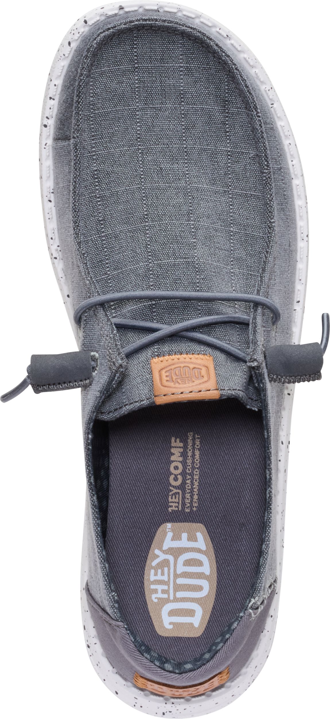 HEYDUDE Women's Wendy Chambray Grid Travel-Friendly Footwear