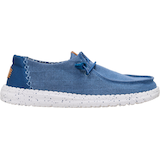 HEYDUDE Women's Wendy Chambray Grid Travel-Friendly Footwear