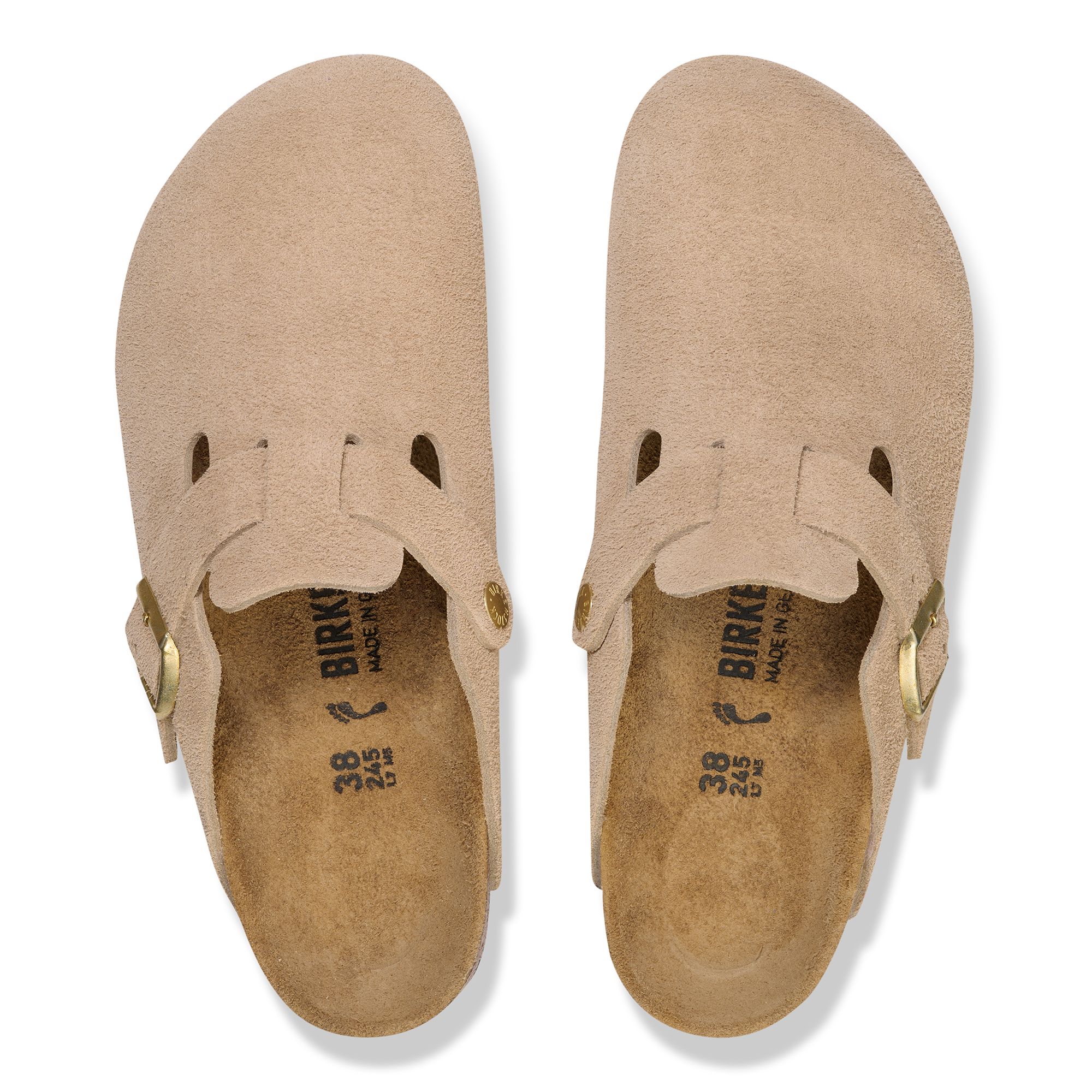 Birkenstock Unisex Boston Suede Clogs