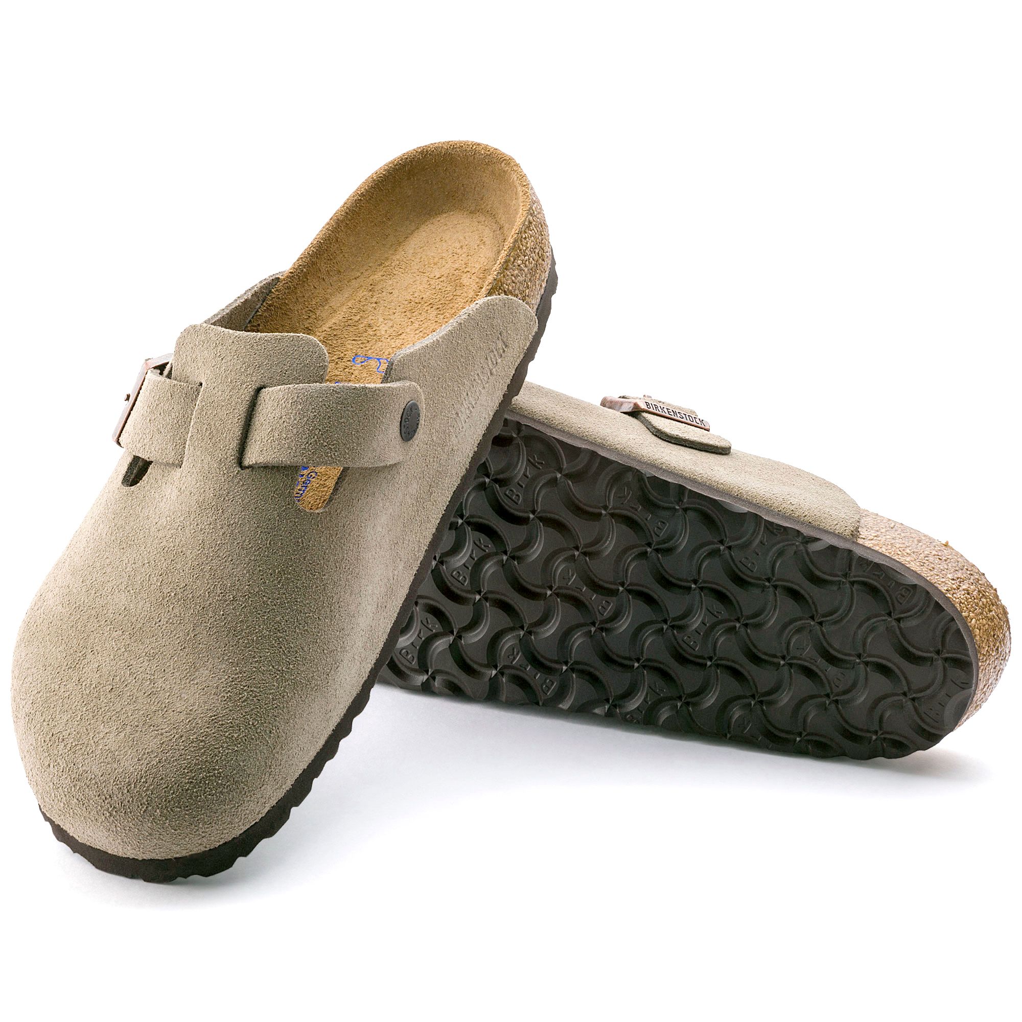 Birkenstock Unisex Boston Suede Clogs