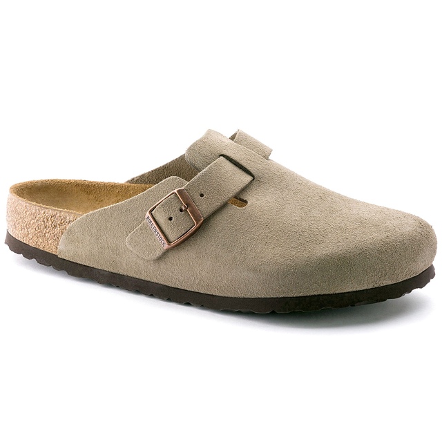 Birkenstock Unisex Boston Suede Clogs