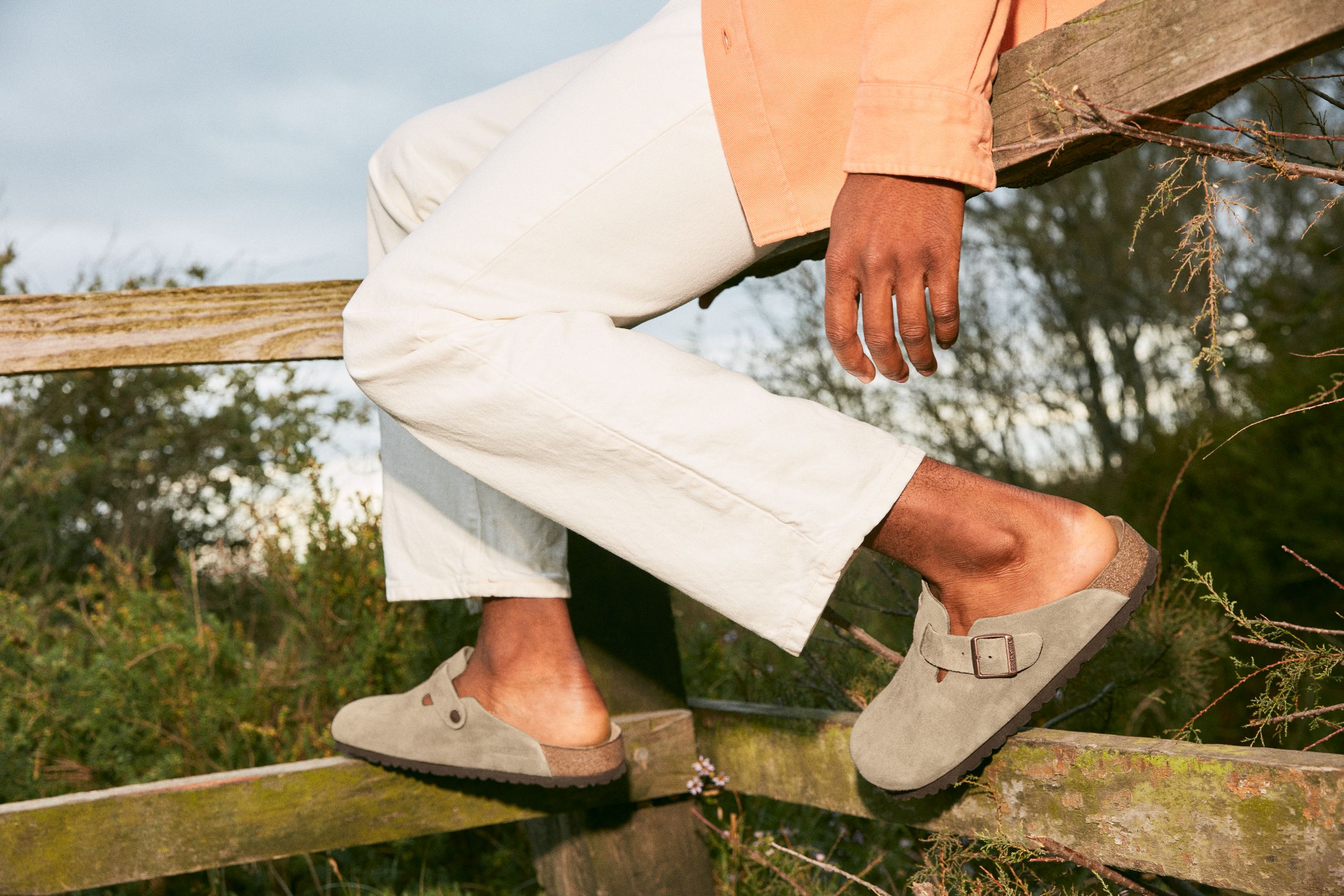 Birkenstock Unisex Boston Suede Clogs