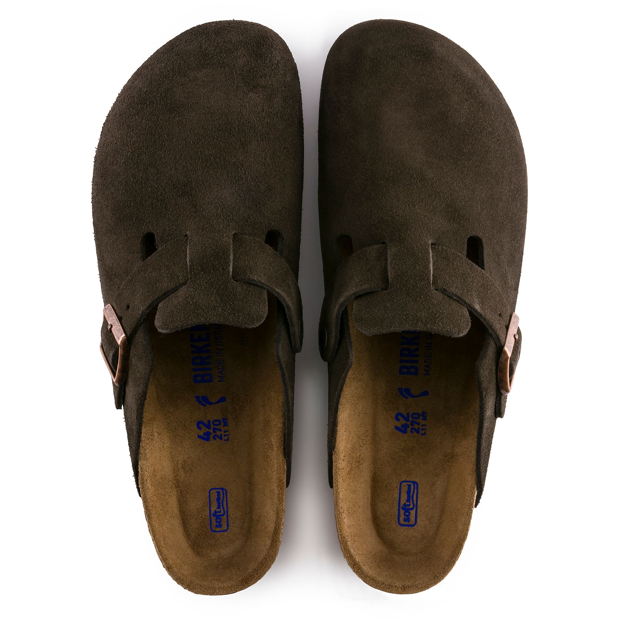 Birkenstock Unisex Boston Suede Clogs