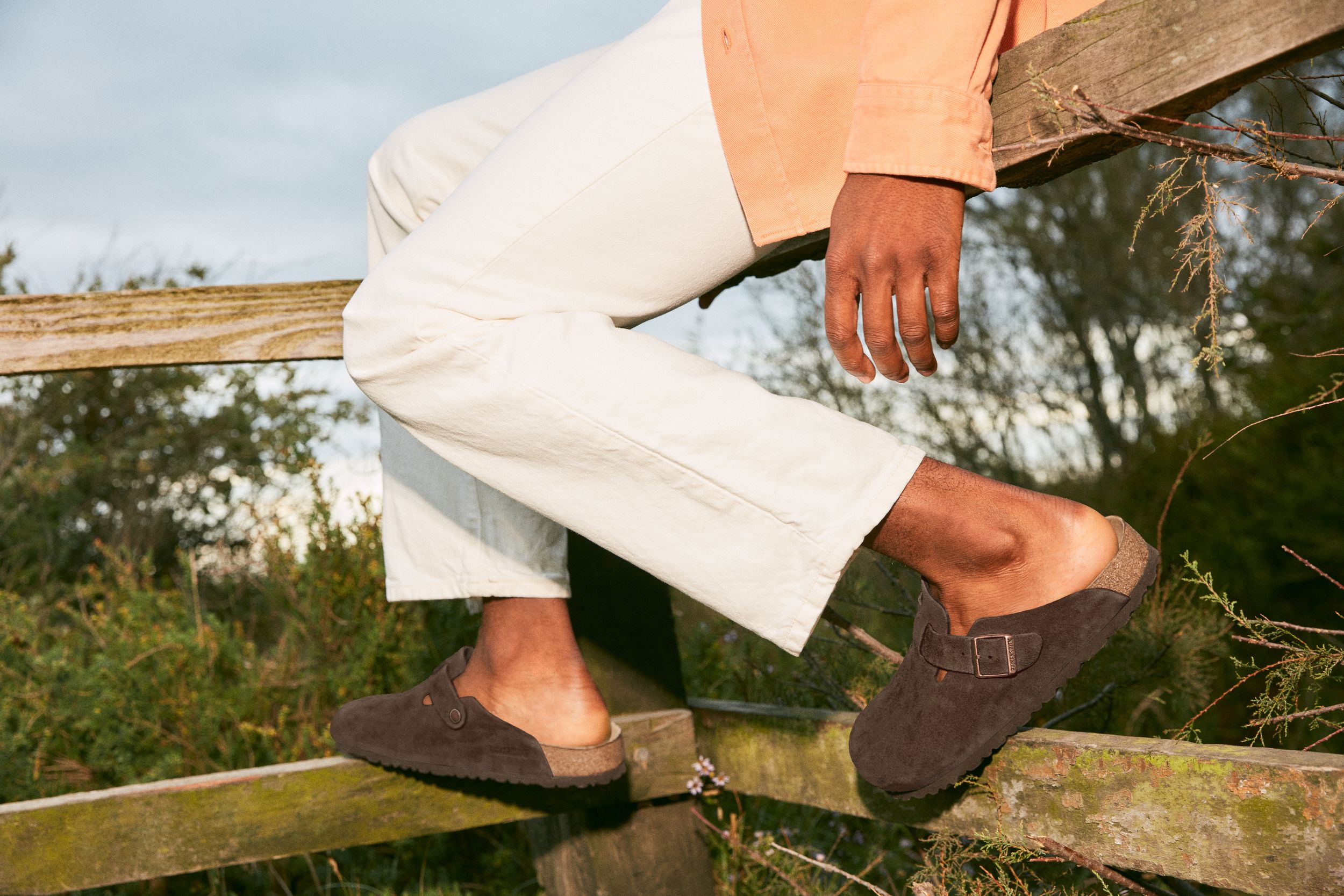 Birkenstock Unisex Boston Suede Clogs