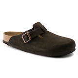 Birkenstock Unisex Boston Suede Clogs Front_Angled_Right