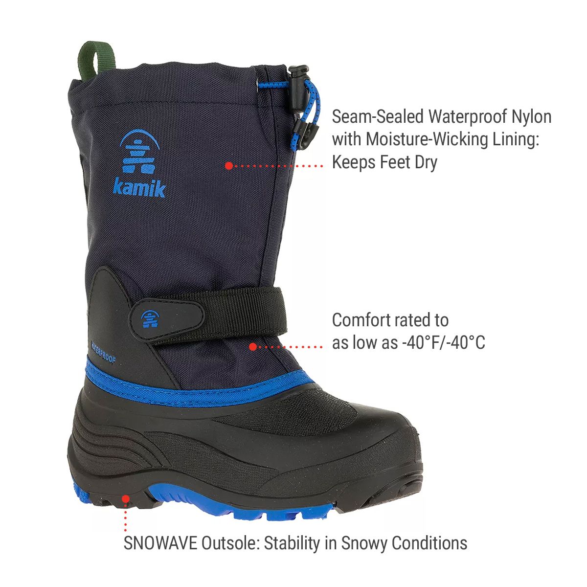 Kamik Kids' Waterbug 5 Winter Boots