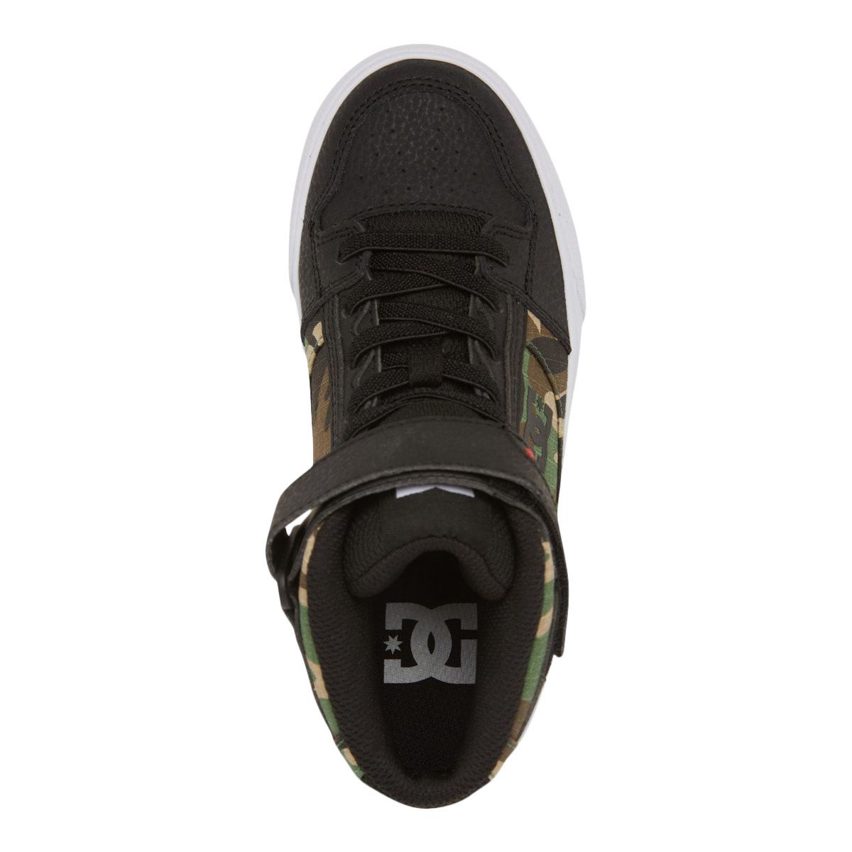 DC Kids' Pure EV High-Top Slip On Skate Shoes