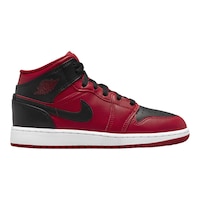 Nike Kids' Grade School Air Jordan 1 Basketball Shoes, Boys'/Girls', Mid Top, Padded Side_Right