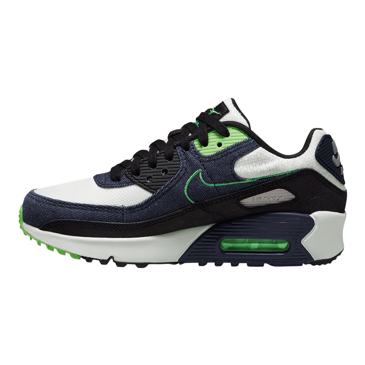 Nike Kids' Grade School Air Max 90 LTH SE 2 Shoes, Boys, Sneakers, Lace, Cushioned