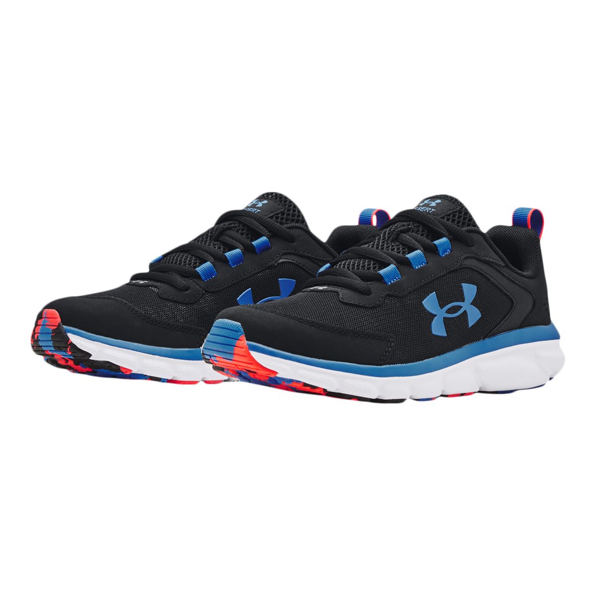 Under Armour Kids' Grade School Assert 9 Sneakers, Boys', Mesh, Cushioned