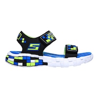 Skechers Kids' Pre-School Mega-Craft Sandals/Shoes, Boys'/Girls', Heel Strap Side_Right