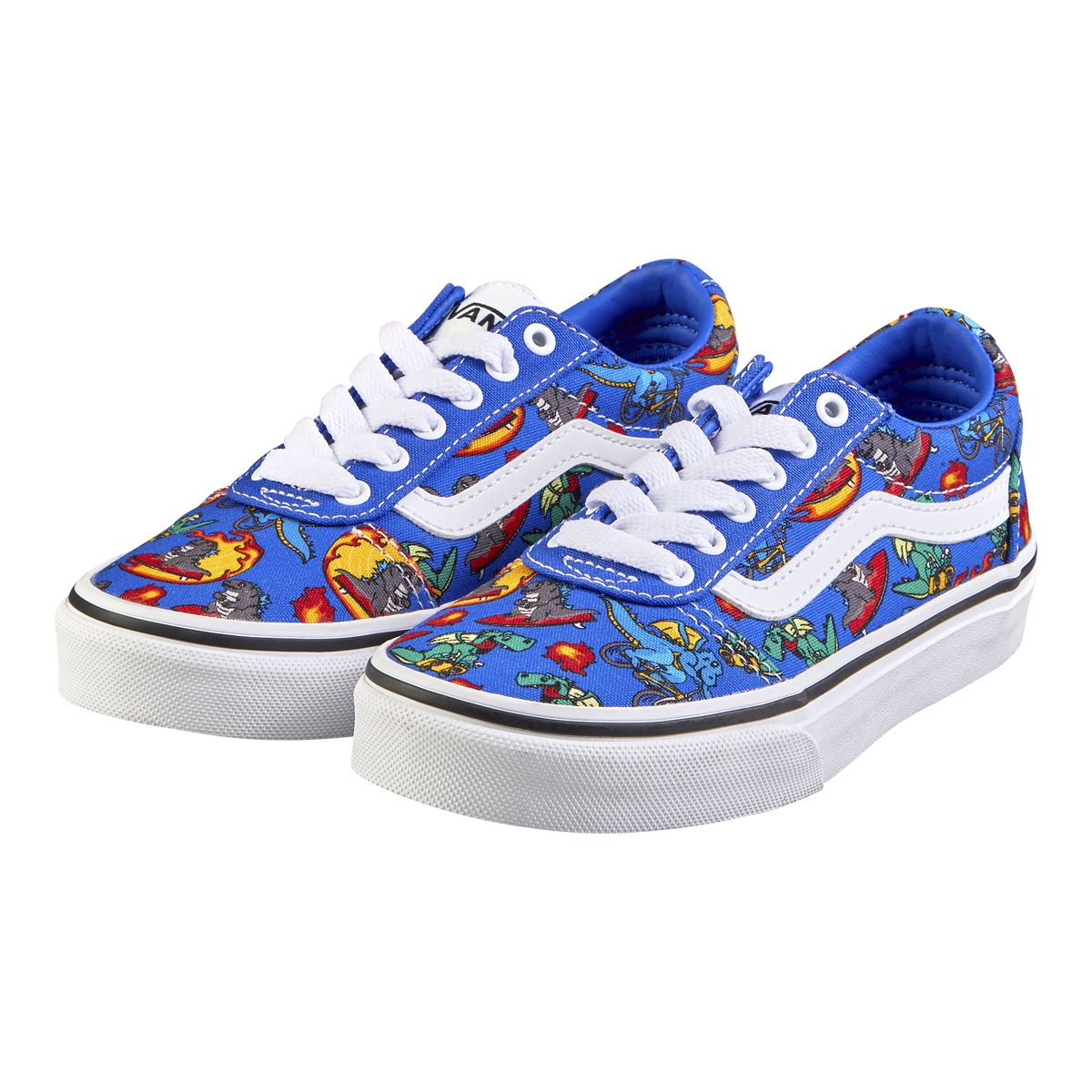 Vans Kids' Pre-School  Ward Dragon Explorer Skate Shoes, Sneakers, Boys'