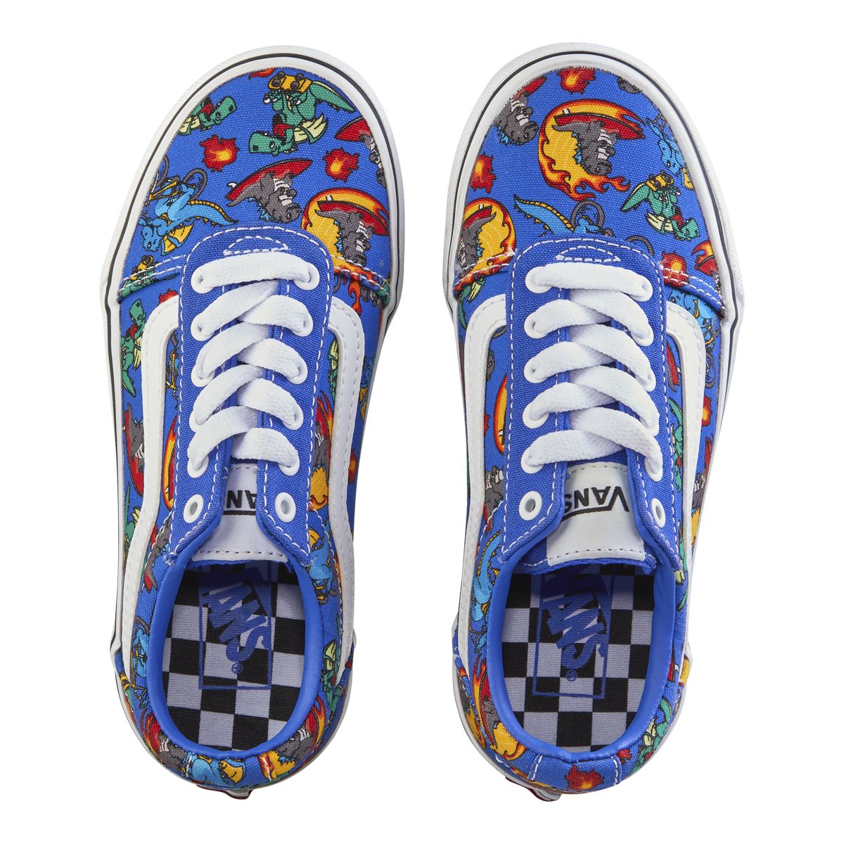 Vans Kids' Pre-School  Ward Dragon Explorer Skate Shoes, Sneakers, Boys'