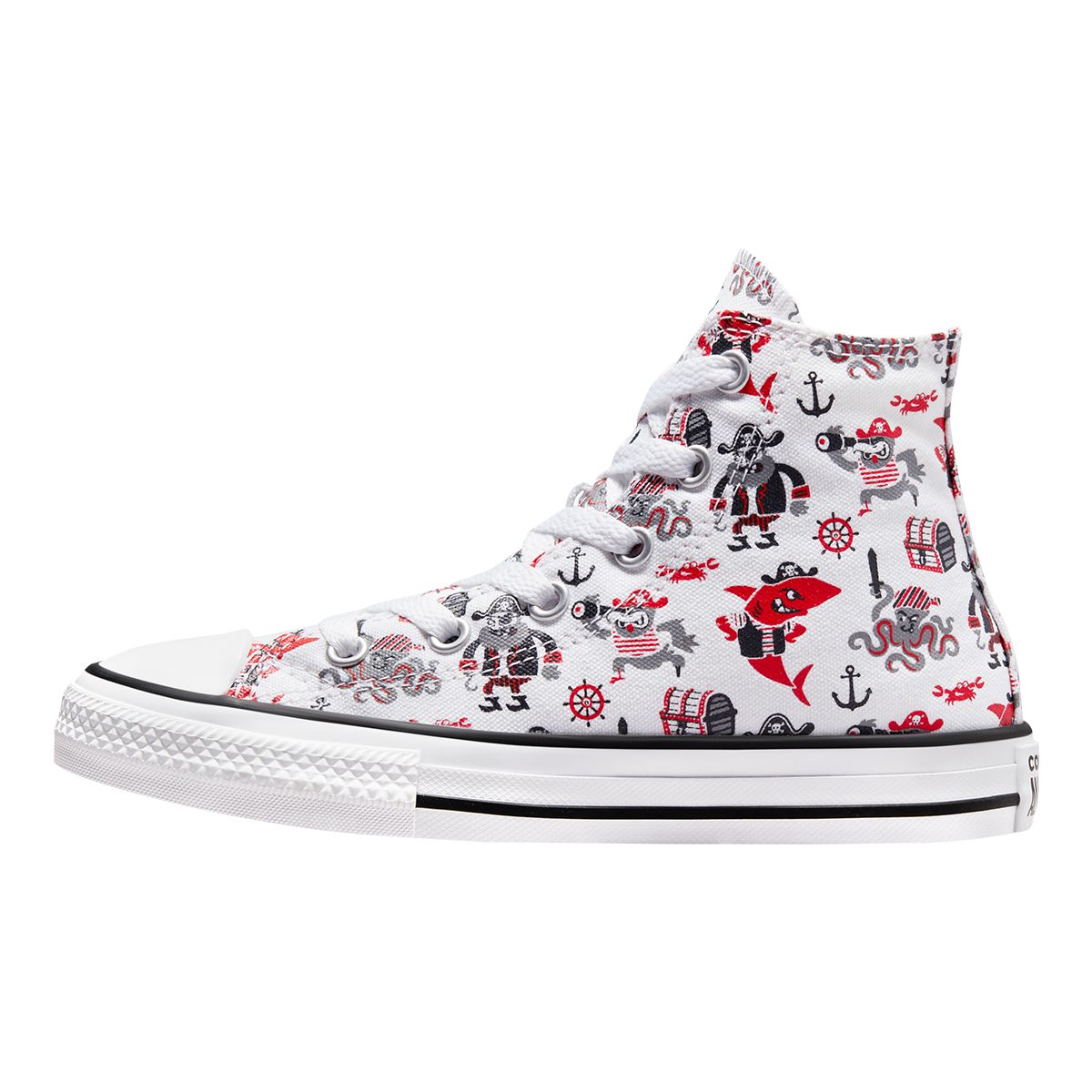 Converse Kids' Pre-School Chuck Taylor All Star Pirates Cove Shoes, Boys, High Top