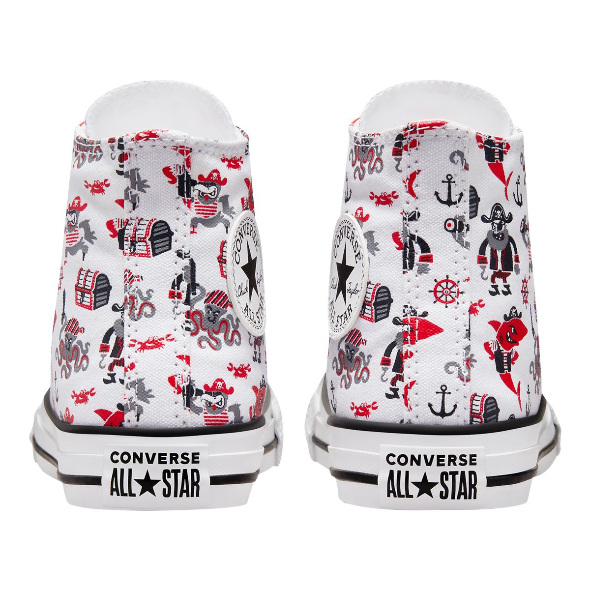 Converse Kids' Pre-School Chuck Taylor All Star Pirates Cove Shoes, Boys, High Top