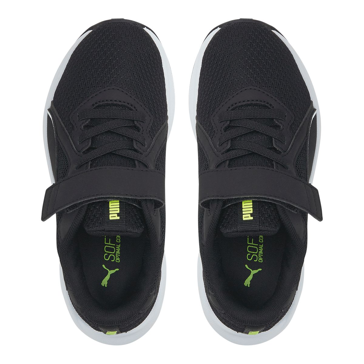 PUMA Kids' Pre-School Twitch Runner Shoes, Boys, Running, Sneakers, Velcro, Mesh