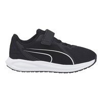PUMA Kids' Pre-School Twitch Runner Shoes, Boys, Running, Sneakers, Velcro, Mesh Side_Right
