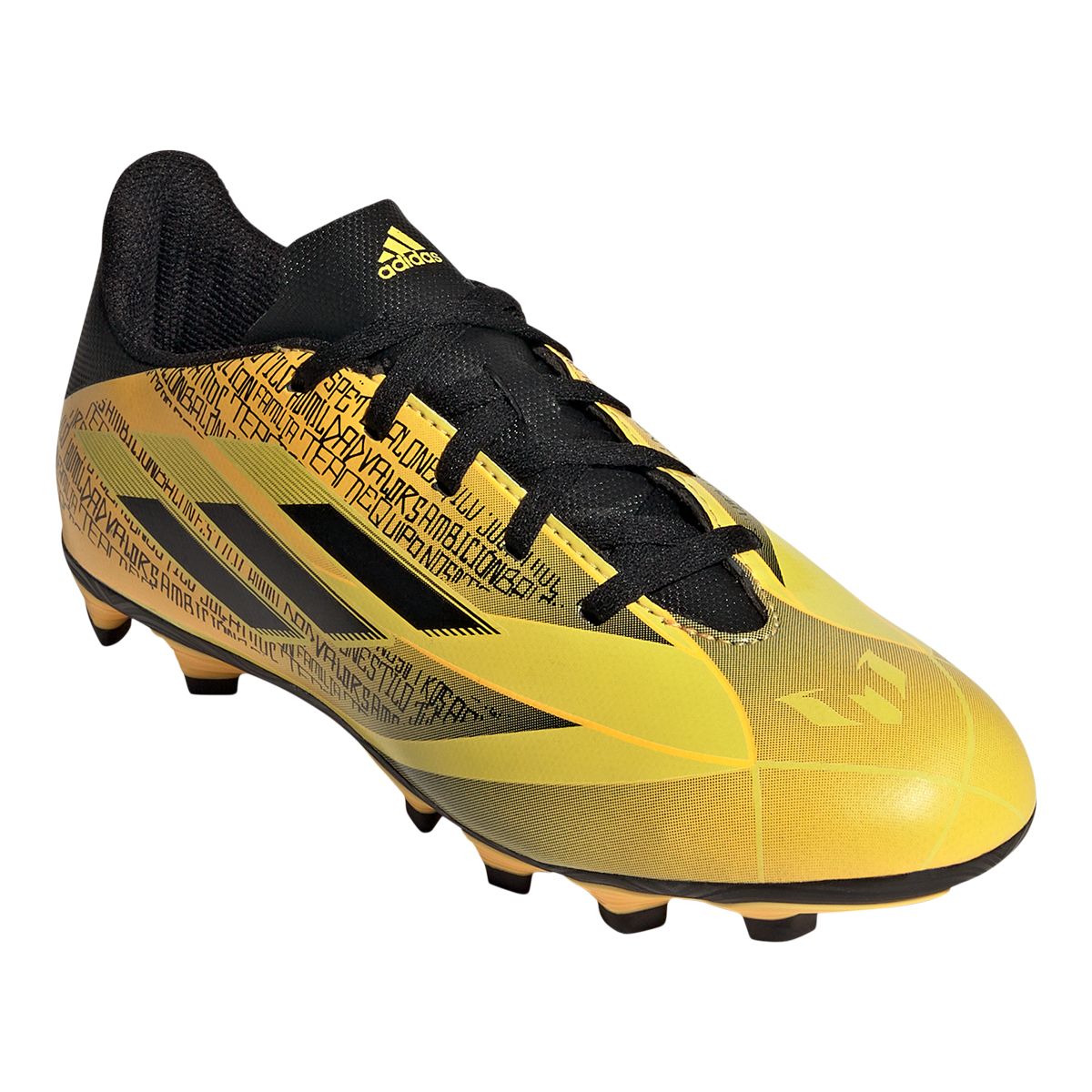 adidas Kids' X 22.4 Messi Soccer Shoes/Cleats, Boys'/Girls', Outdoor