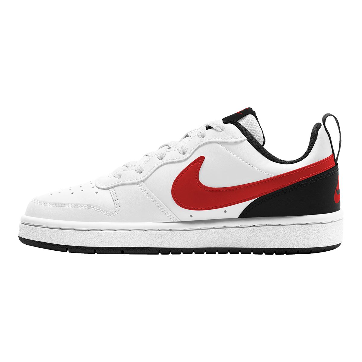 Nike Kids' Grade School Court Borough 2 Shoes, Boys, Low Top, Basketball, Leather