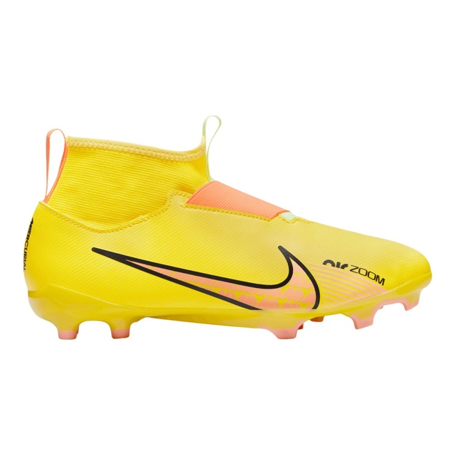 Nike Kids' Mercurial Zoom Superfly 9 Academy Firm Ground Leather Soccer Cleats