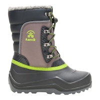 Kamik Kids' Luke 4 Waterproof Insulated Fleece Winter Boots Side_Right