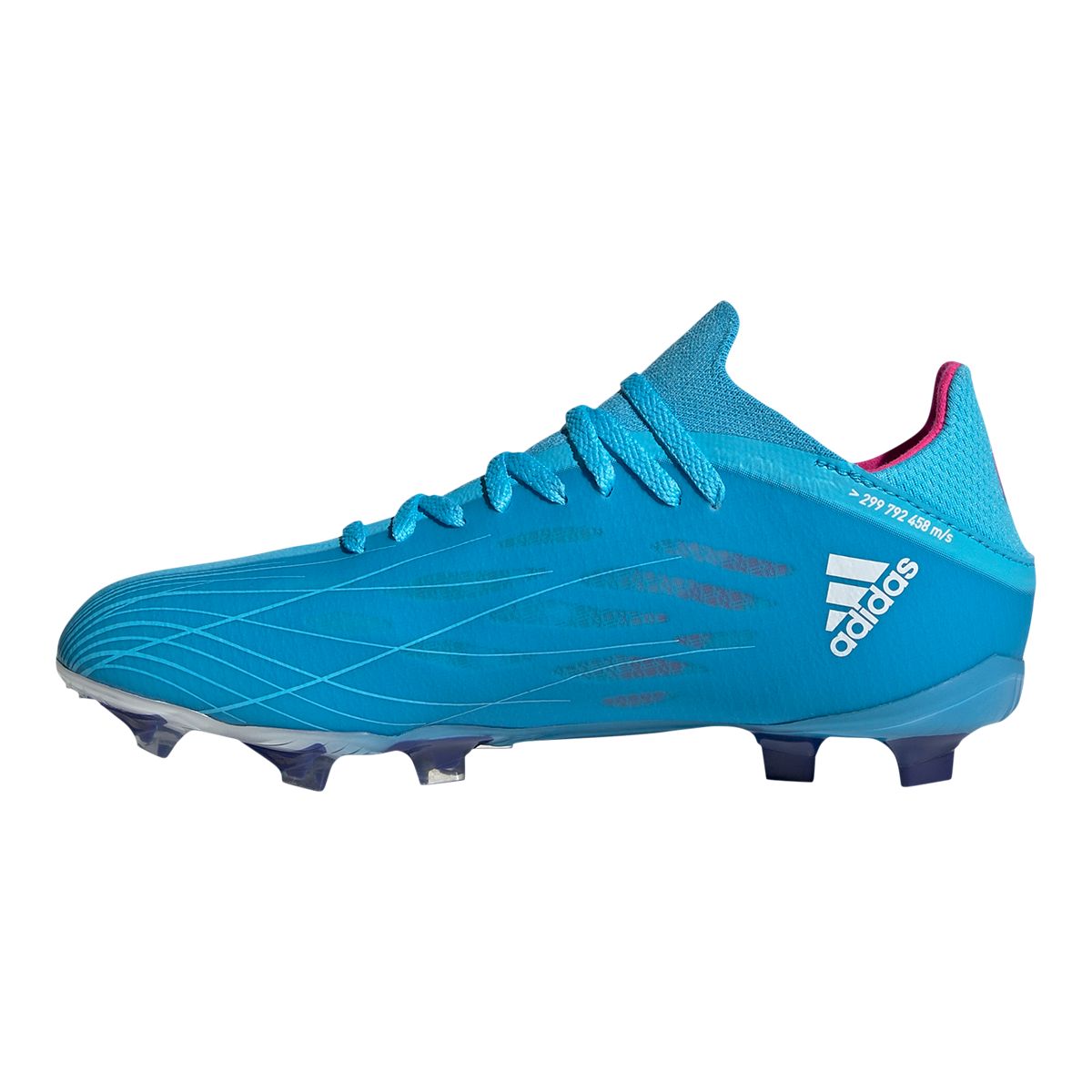 adidas Kids' X Speedflow.1 Firm Ground Outdoor Soccer Cleats