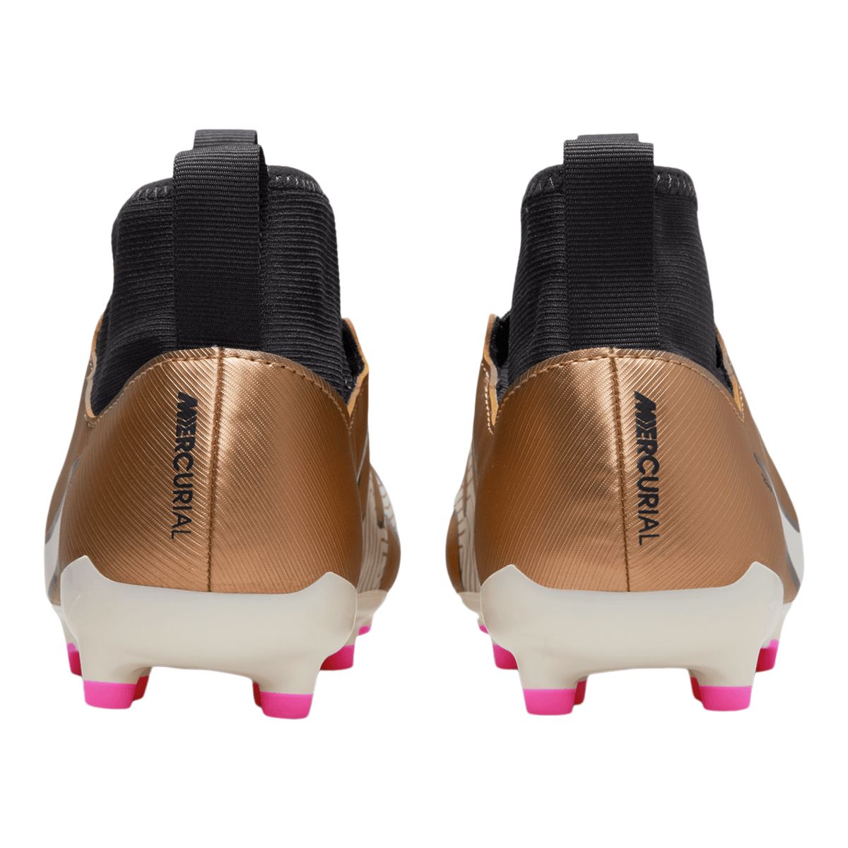 Nike Kids' Mercurial Zoom Superfly 9 Academy Firm Ground Leather Soccer Cleats