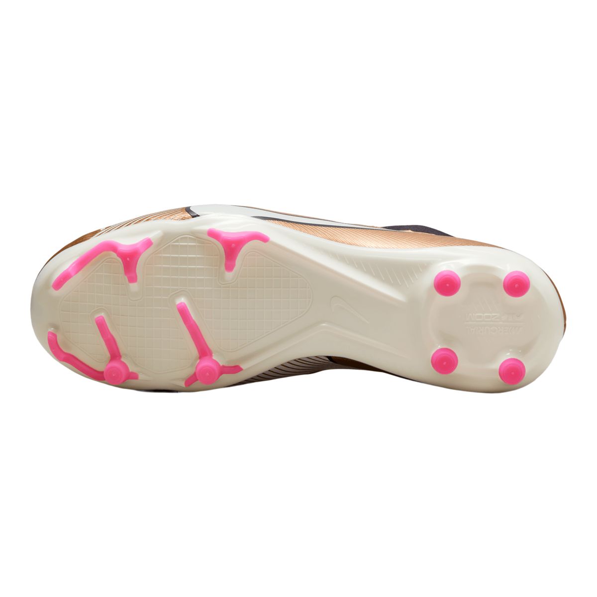 Nike Kids' Mercurial Zoom Superfly 9 Academy Firm Ground Leather Soccer Cleats