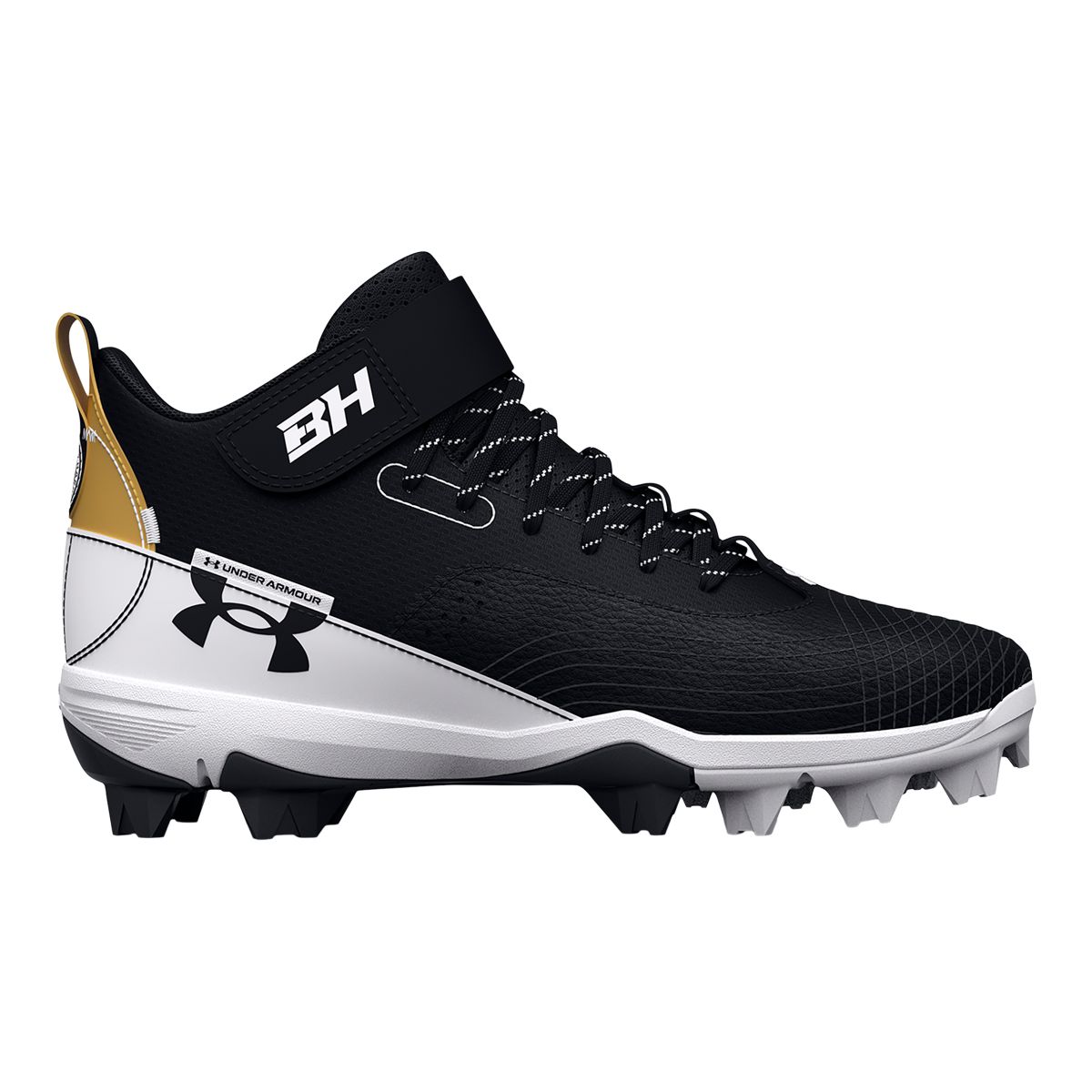 Image of Under Armour 7 Kids' Mid Rubber Molded Baseball Cleats
