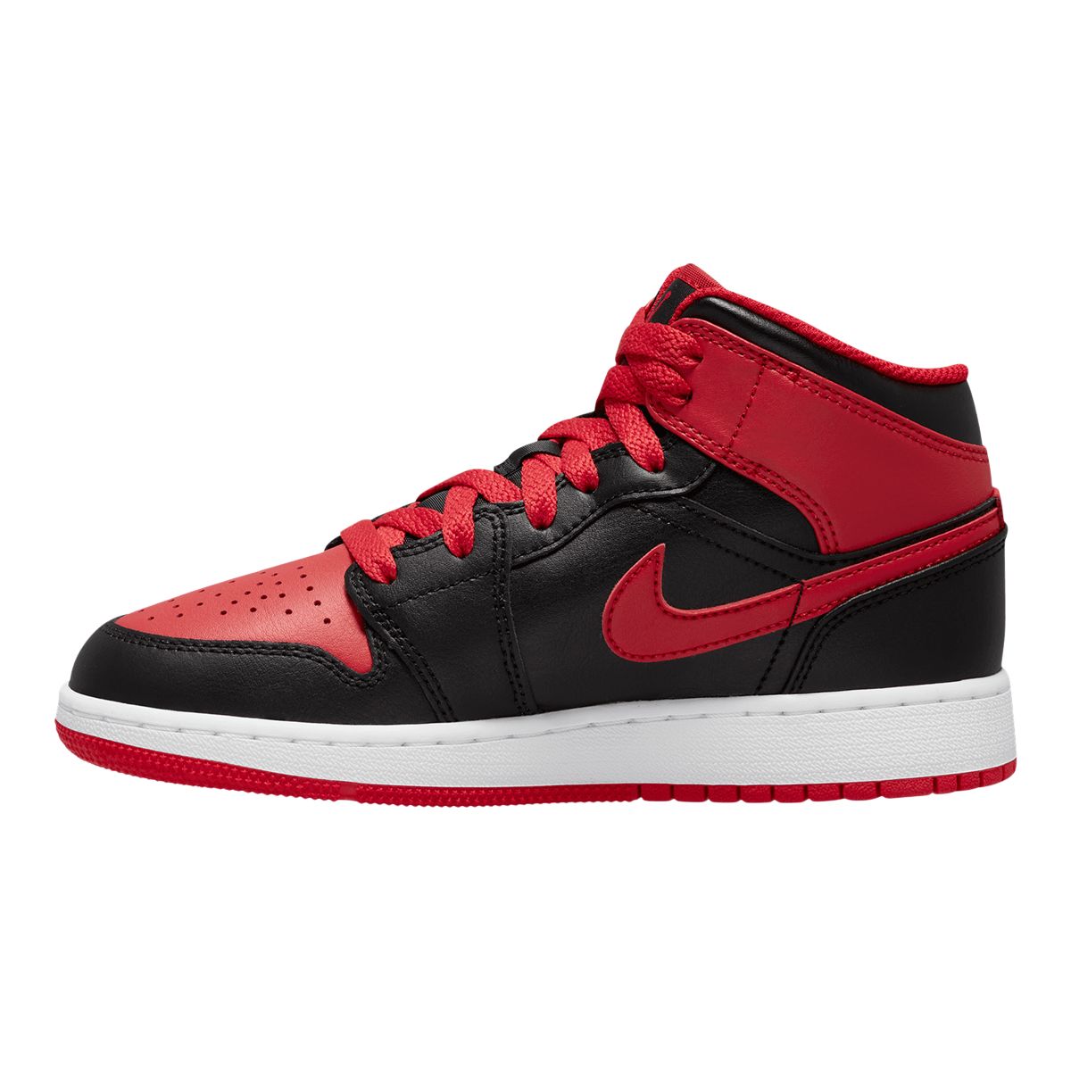 Nike Kids' Grade School Air Jordan 1 Mid Basketball Shoes