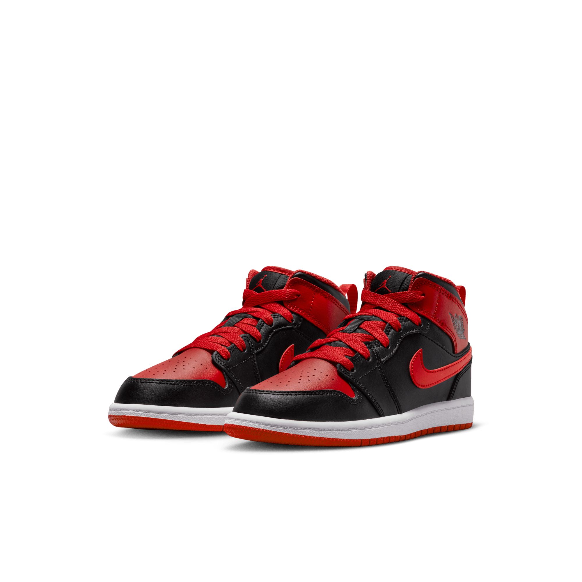Nike Kids' Pre-School Jordan 1 Mid Basketball Shoes