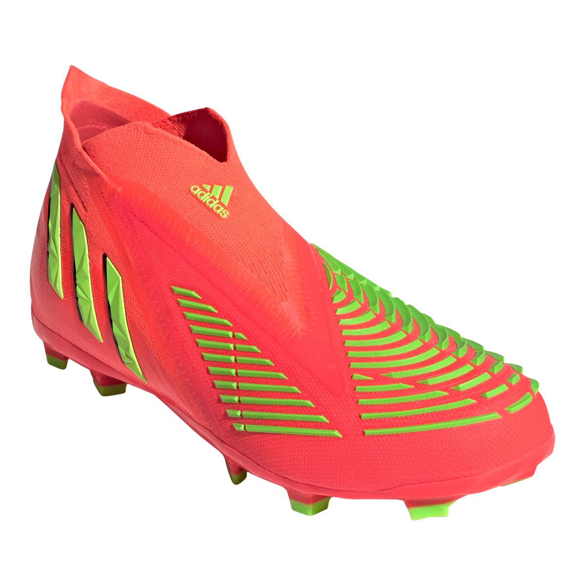 adidas Kids' Predator Edge+ Firm Ground Outdoor Soccer Cleats