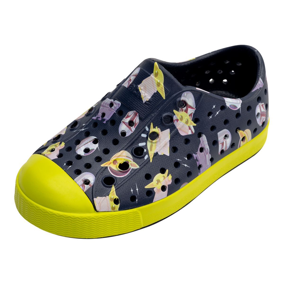 Native Shoes Kids' Jefferson Star Wars Mando All Over Print Shoes