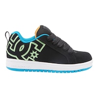 DC Kids' Pre-School/Grade School Court Graffix Comfortable Leather Skate Sneaker Shoes Side_Right