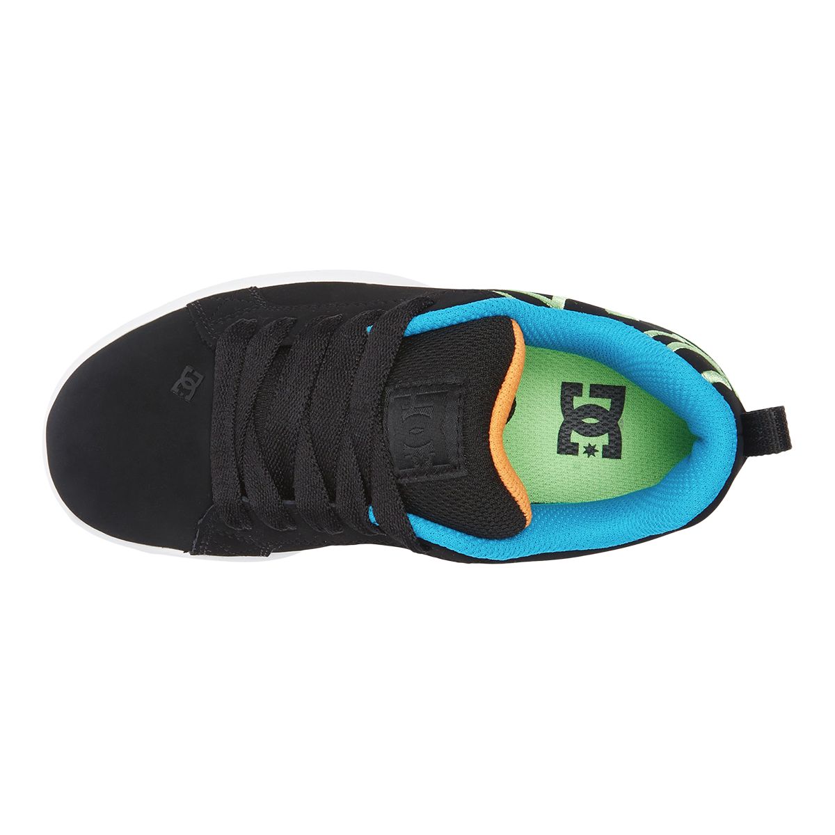 DC Kids' Pre-School/Grade School Court Graffix Comfortable Leather Skate Sneaker Shoes