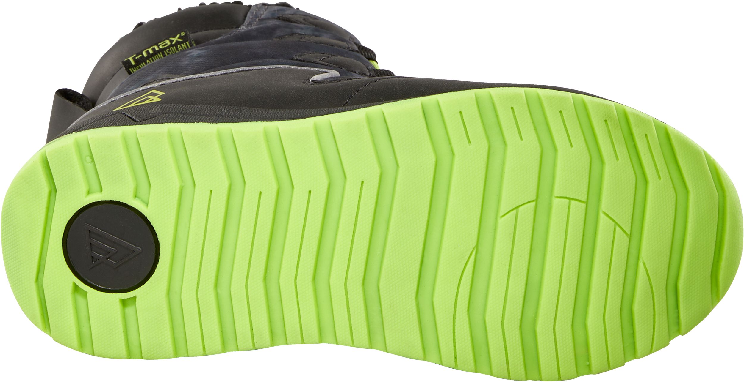 Ripzone Kids' Snow Day Waterproof Insulated Faux Sherpa Winter Boots