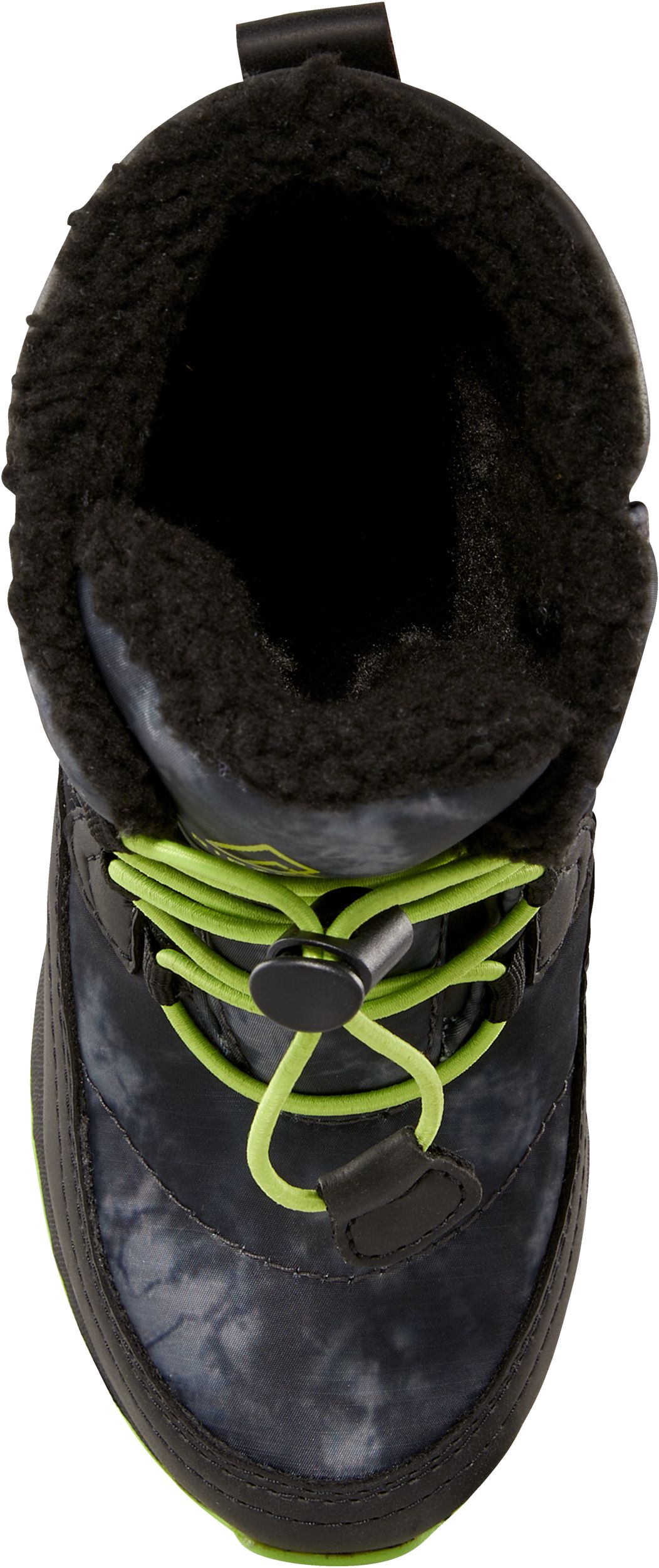 Ripzone Kids' Snow Day Waterproof Insulated Faux Sherpa Winter Boots