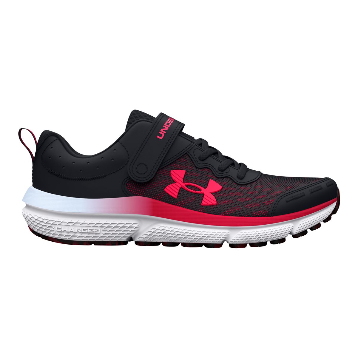 Under Armour Charged Rogue Athletic Running Shoes Women's Size US 10 Black  Pink