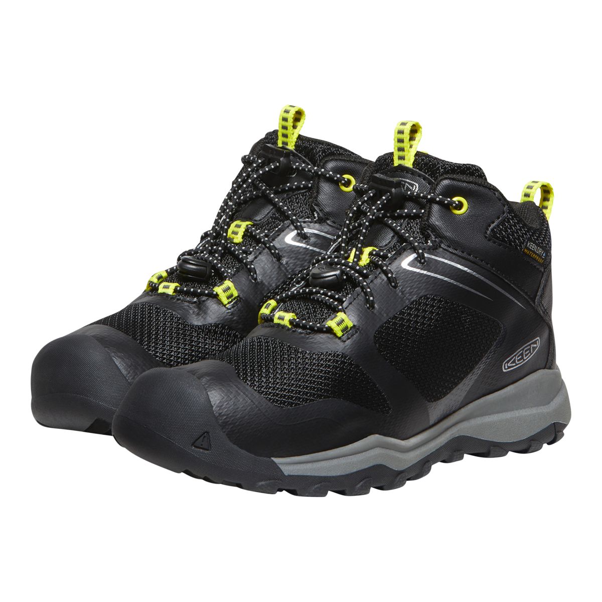 KEEN Kids' Wanduro Waterproof Hiking Shoes