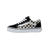 Vans Kids' Classic Old Skool Primary Check Skate Shoes Side_Left