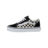 Vans Kids' Classic Old Skool Primary Check Skate Shoes Side_Left