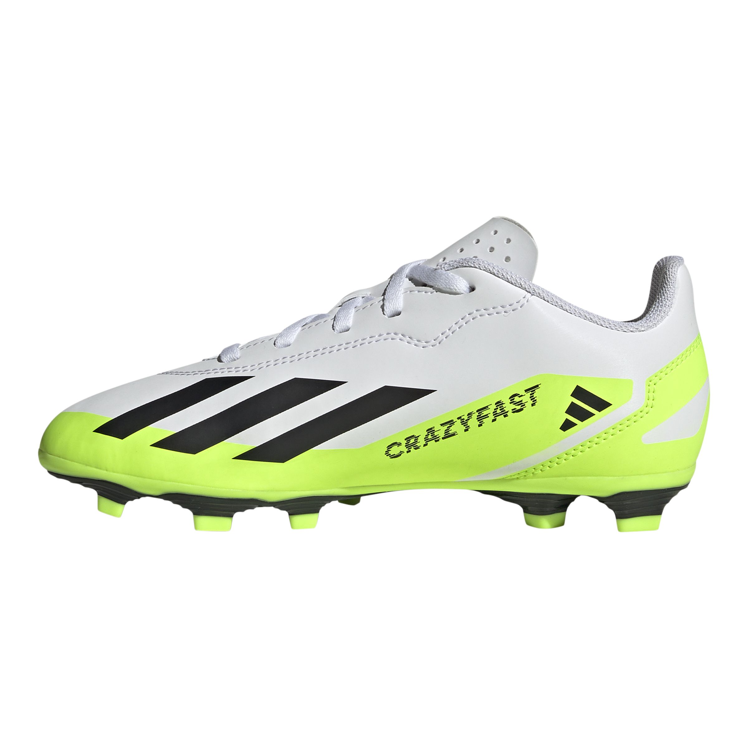 adidas Kids' X Crazyfast.4 Firm Ground Outdoor Soccer Cleats