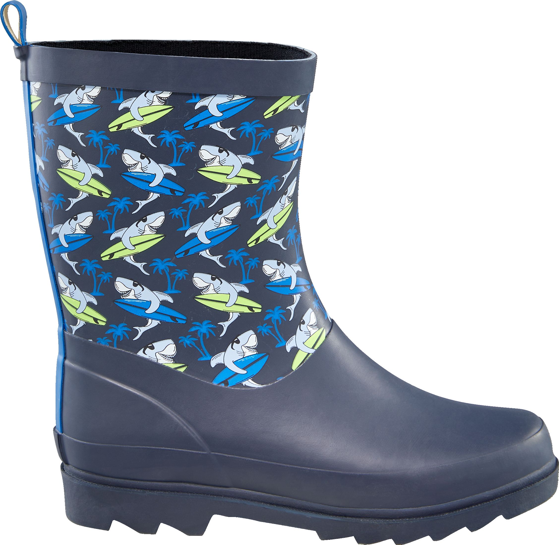 Ripzone Kids' Grade/Pre-School Van Shark Rain Boots