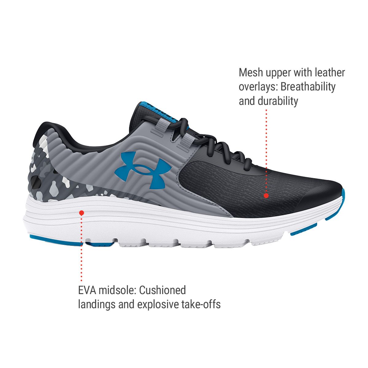 Under Armour Kids' Grade School Outhustle Running Shoes