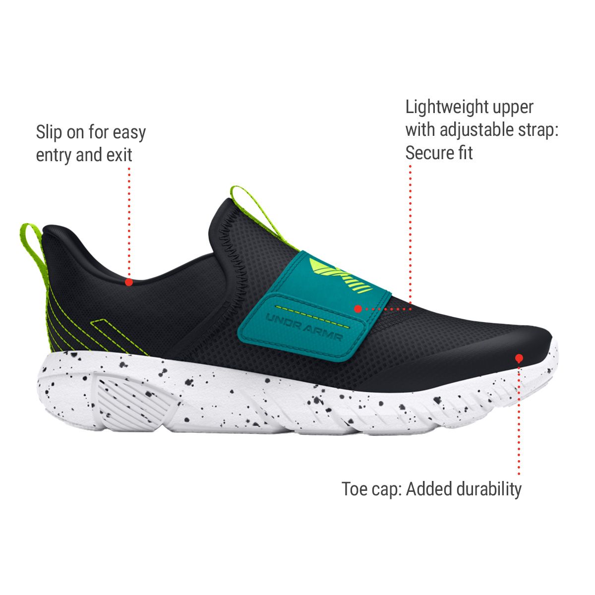 Under Armour Kids' Pre-School Flash SPKL Running Shoes