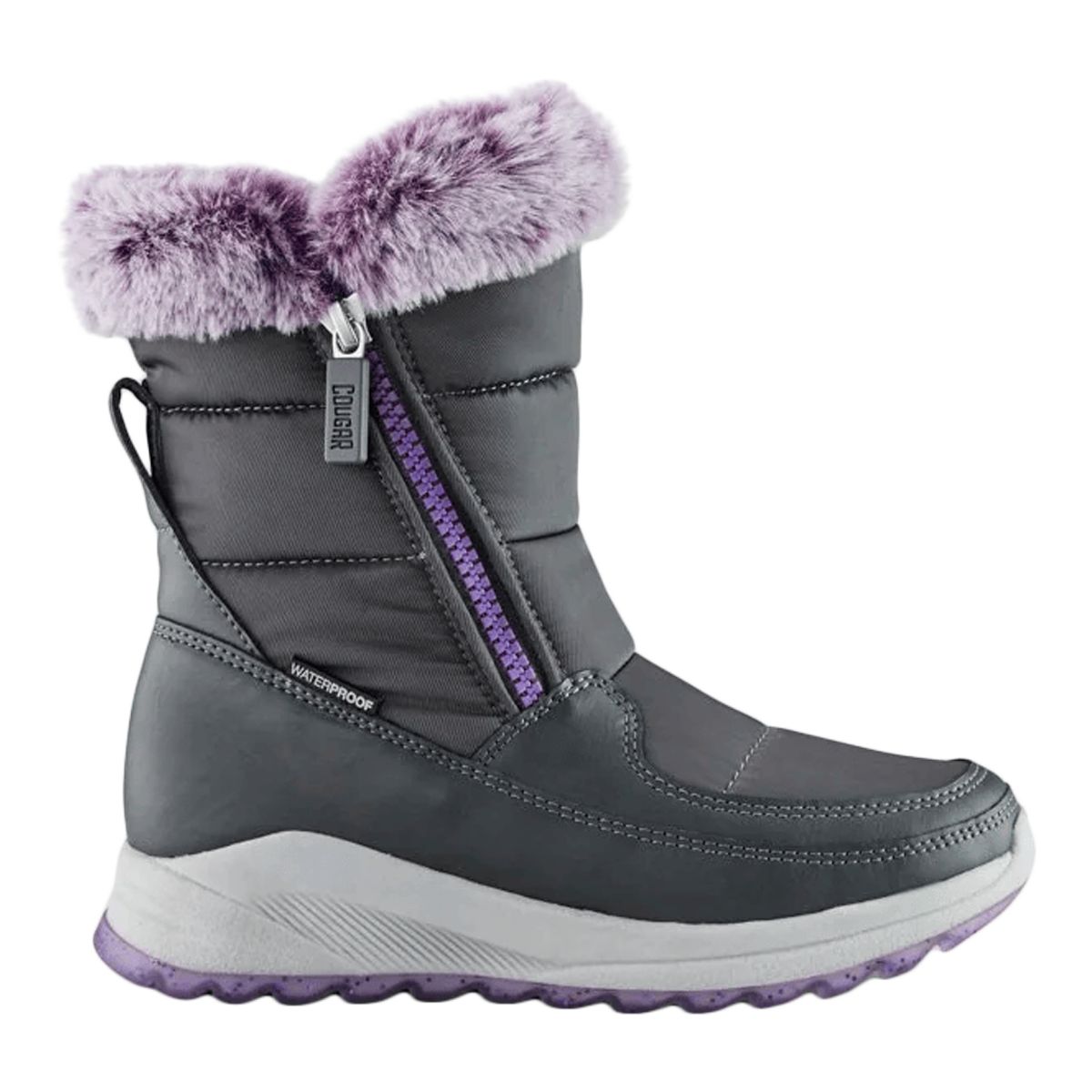 Image of Cougar Kids' Starla Waterproof Pull-On Insulated Winter Boots
