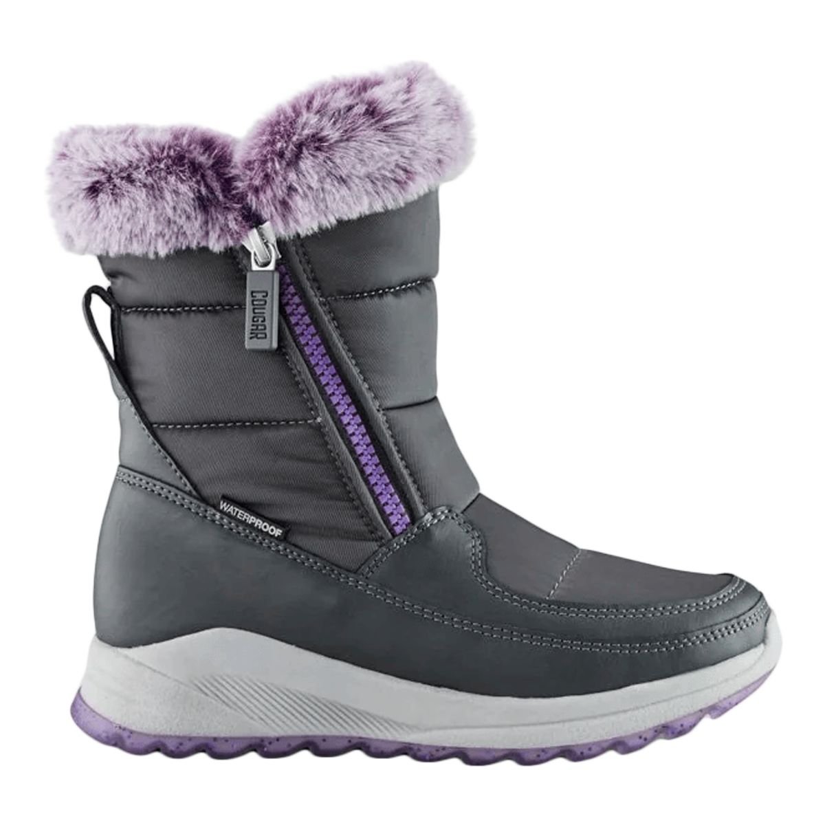 Cougar Kids' Starla Waterproof Pull-On Insulated Winter Boots